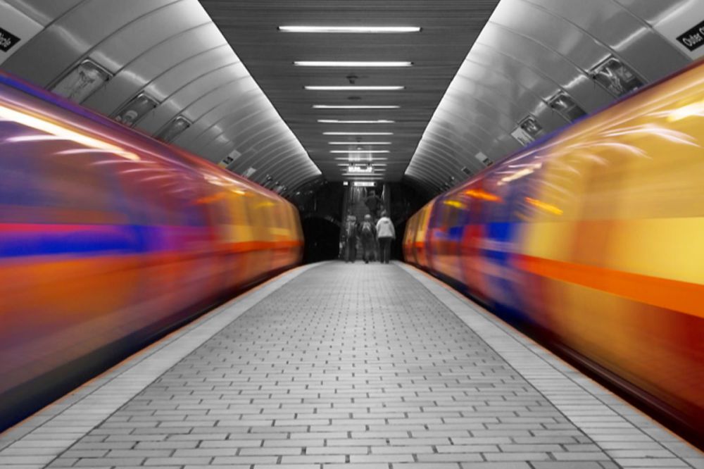 SPT (Glasgow Subway) Long Welded Rail Train