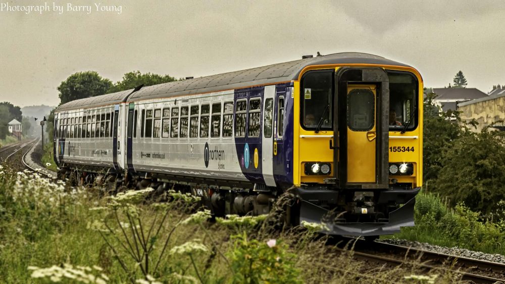 The last 155 unit after leaving Kilmarnock depot in June 2019